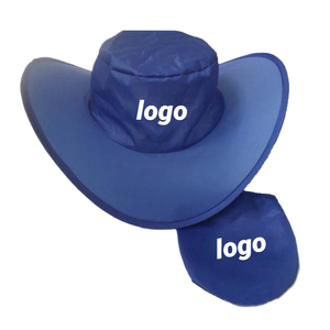 Promotion Custom Logo Casual Foldable Cowboy Fisherman Caps Polyester Silk Screen Printed Strapback Closure Promotional Hats