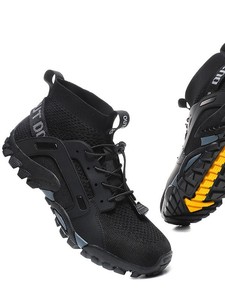 รองเท้าลำลองแบบสวมใส่สบาย ระบายอากาศได้ดี พื้นกันลื่น ทรงหุ้มข้อ สำหรับทุกเพศ พื้นรองเท้าชั้นกลางทำจาก EVA พื้นรองเท้าชั้นนอกทำจากยาง ให้ความสบายในการสวมใส่ เหมาะสำหรับฤดูใบไม้ร่วง/ฤดูหนาว/ฤดูร้อน - Product Image 3