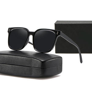 Lunettes de soleil en plastique rose, protection UV400, type 3 verres, monture carrée unisexe, lunettes de soleil tendance pour un usage quotidien - Product Image 5