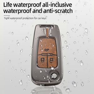 Phụ Kiện Ô Tô Da Cao Cấp Chìa Khóa Xe Ô Tô Fob Vỏ Móc Khóa Ốp Lưng Chìa Khóa Từ Xa Túi Đựng Dành Cho Xe Chevrolet Captiva Cruze - Product Image 4