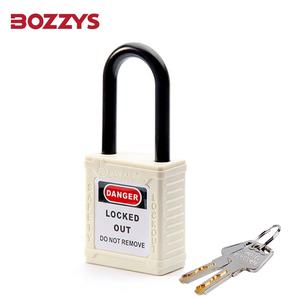 Candado de Seguridad Industrial Aislado e Impermeable BOZZYS BD-G16 de 38 mm con Llave Maestra, Certificado CE, Grillete de Nylon para Bloqueo y Etiquetado - Product Image 4