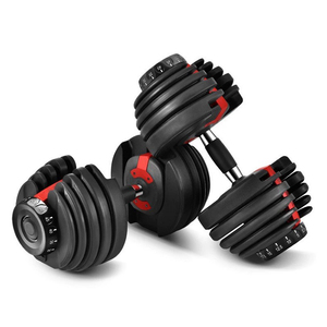 <strong>Gym</strong> Fitness Training <strong>Equipment</strong> Portable Unisex 24KG 40KG Adjustable Dumbbells Set for <strong>Home</strong> - Product Image 2