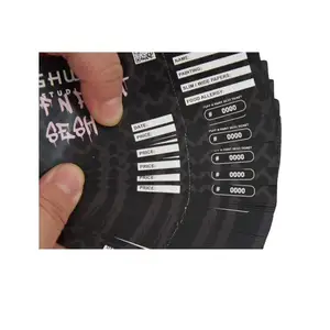 Personalized Tickets 1 Side Tickets Printing Sequential Number Ticket Booklets