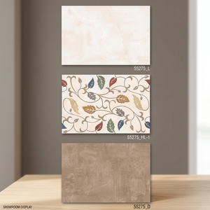 Azulejos de pared de cerámica Digital de alta calidad de 300x450mm, 30x45cm, diseño de flores interiores de baño brillante para uso en centros comerciales al aire libre, calidad - Product Image 3