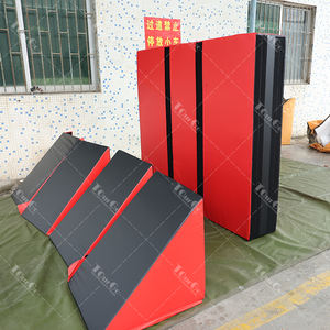 American Ninja Warrior Obstacle Course Gymnastics Kids Soft Play Equipment 5 Piece Set Road Block Wall Section with 4 Quad Step - Product Image 5