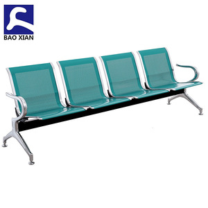 Bao Xian Airport Chair BX-RG350 <b>Bench</b> With Handrails For Public Waiting Areas - Product Image 3