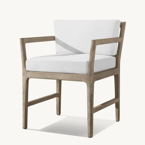 Juego de Muebles de Jardín de Teca para Exteriores Sassanid, Juego de Comedor Rectangular de Teca Envejecida Laurel para Hotel - Product Image 4