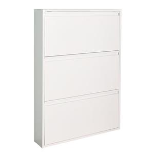 Modern Style Steel Panel <b>Shoe</b> Cabinet for Home Entryway Living Room Furniture <b>Space</b>-<b>Saving</b> <b>Storage</b> Shelves for Exterior - Product Image 4