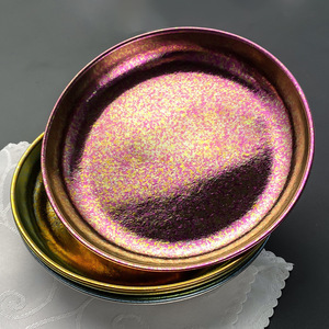 Plato Redondo de Titanio Puro de 19 cm y 21 cm, Color Plata Cristal de Hielo, para Acampar al Aire Libre y Uso Doméstico - Product Image 4