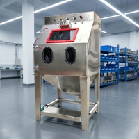 Machine de ponçage à vapeur industrielle, cabine de sablage humide, équipement de nettoyage et de finition de surface sans poussière