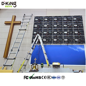 Pantalla LED para interiores P2 GOB, video wall de alto brillo, 7680Hz de frecuencia de actualización, panel LED de aluminio fundido a presión de 640*480 mm - Product Image 1