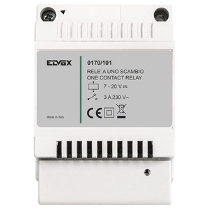 Relais à un contact Elvox 0170/101 7-20 V DC 3 A 230 V AC Fabriqué en Italie - Product Image 1
