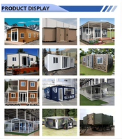 Caseta de Almacenamiento Exterior para Caballos, Expandible, Modular, Plegable, Pequeña Villa Móvil, Oficina en el Jardín, Cabaña