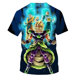 Özel giyim üreticileri 3D Anime T-shirt baskı t-shirt SIMPSONS T-shirt anime anime giyim erkekler