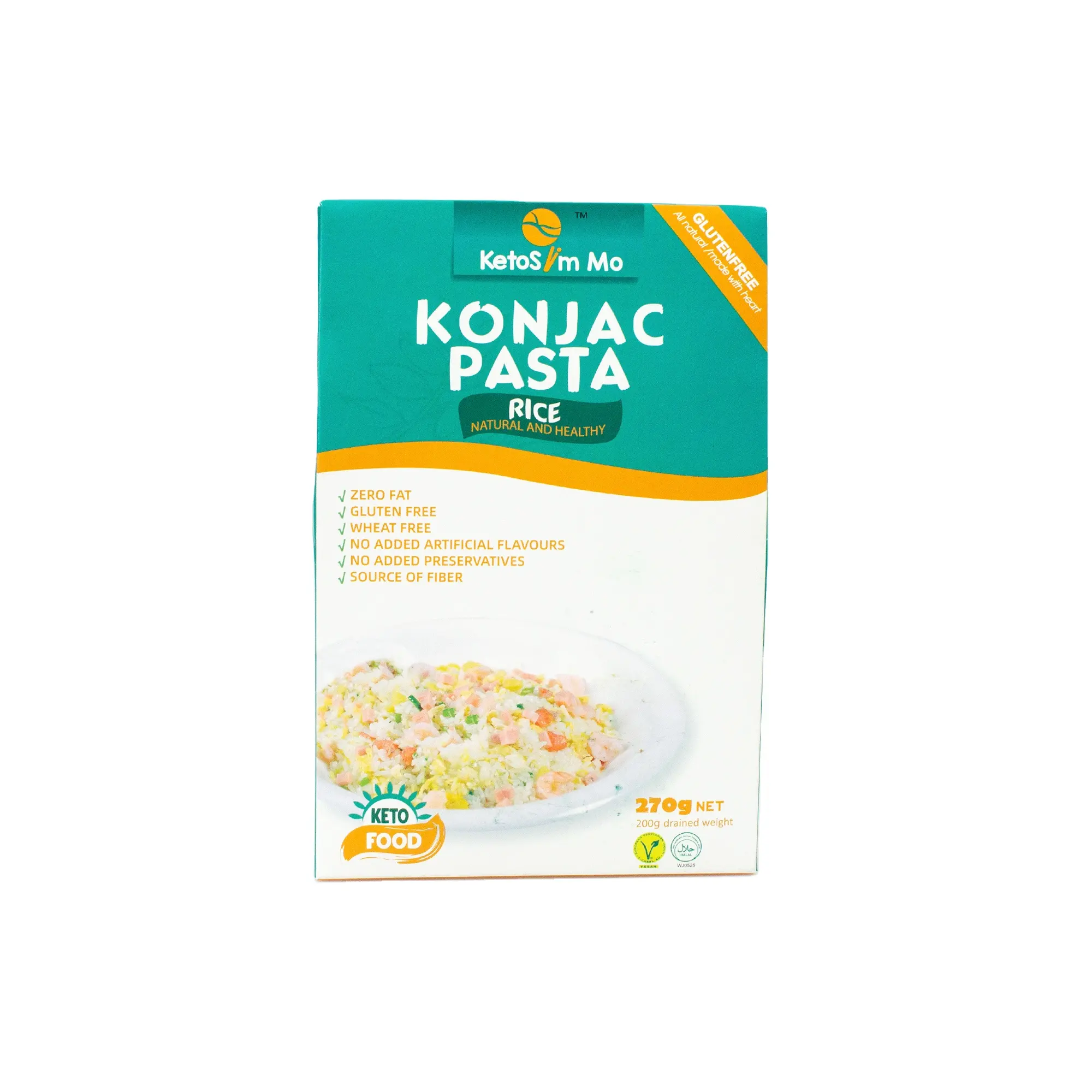 Konjac Rice Instant Foods Low Carb Gmo Free Shirataki Rice Sugar Free Instant Konjac Rice White For Healthy