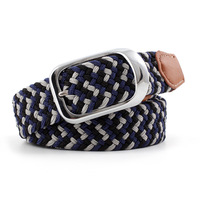 Ceinture en cuir tressé pour hommes, accessoire de mode, tissé, pour décontracté et robe, vente en gros