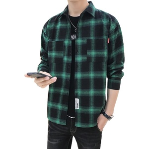 Vendite dirette in fabbrica primavera nuova versione coreana di <span class=keywords><strong>moda</strong></span> camicia da <span class=keywords><strong>uomo</strong></span> Casual camicia da <span class=keywords><strong>uomo</strong></span> - Product Image 1