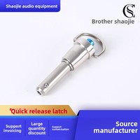 Verrou de fixation rapide pour haut-parleur multimédia, bouton-poussoir à dégagement rapide, loquet mécanique en acier inoxydable, vente en gros du fabricant chinois