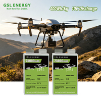 Batterie GSL ENERGY 25000mAh pour drone UAV, cellule lithium-ion solide 400Wh/kg pour les projets de drones UAV en Ukraine, Pologne, États-Unis, Europe