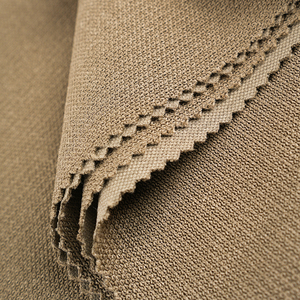 320G Dày Sườn Đan Jacquard Sọc Vải 100% <span class=keywords><strong>Polyester</strong></span> Vải Cho Áo Mùa Thu Mùa Đông Quần Áo - Product Image 6