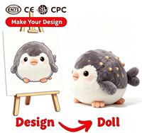 Boneka Hewan Peliharaan Ulang Tahun Custom OEM Kain Katun Tahan Lama Bersertifikat CPC EN71 Ukuran Kemasan Custom Grosir Babi Kecil Bertelinga Besar