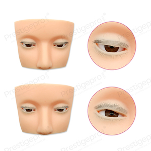 Maniquí Mini <span class=keywords><strong>de</strong></span> 4 Capas para Práctica <span class=keywords><strong>de</strong></span> Extensión <span class=keywords><strong>de</strong></span> Pestañas, con Ojos Abiertos, Base <span class=keywords><strong>de</strong></span> Silicona y Párpados Superiores e Inferiores - Product Image 4