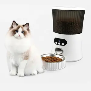 Otomatik besleyici zamanlanmış dozlama App uzaktan besleme 6L Pet gıda su besleme çanaklar ile kediler ve köpekler için Pet besleyici ses kayıt