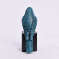 Décoration d'intérieur : Figurine de perroquet en résine, objet antique, statue d'animal vintage