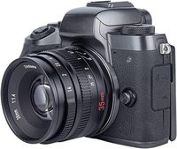 Objectif fixe à mise au point manuelle 7artisans 35 mm F1.4 Mark II APS-C à grande ouverture pour appareils photo hybrides à monture E (A6500/A6300/etc.) Fabriqué