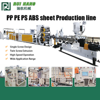 Ligne d'extrusion de feuilles thermoformées PP PS ABS PE à haut rendement pour l'emballage alimentaire et la fabrication de feuilles de plastique technique