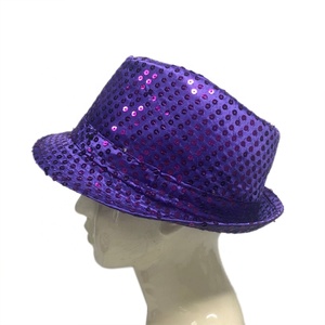 <span class=keywords><strong>Sombrero</strong></span> Fedora con Lentejuelas LED al por Mayor, Luces Intermitentes Coloridas para Graduación, Día <span class=keywords><strong>de</strong></span> San Valentín, Año Nuevo, Fiestas <span class=keywords><strong>de</strong></span> Acción <span class=keywords><strong>de</strong></span> Gracias - Product Image 4
