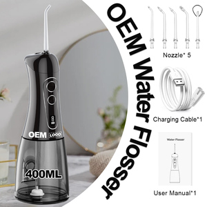 Hydropulseur buccal rechargeable USB 400 ml, 8 réglages, IPX7, pour usage domestique et <span class=keywords><strong>dentaire</strong></span> (vente en gros) - Product Image 2