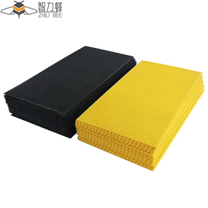 Black Deep <strong>Bee</strong> Plastic <strong>Bee</strong> <strong>Wax</strong> Coated Foundation Sheet - Product Image 3