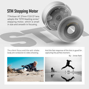 เลนส์ TTArtisan 27 มม. F2.8 AF ออโต้โฟกัส STM สำหรับกล้องฟูจิฟิล์ม XF Mount <span class=keywords><strong>XA7</strong></span> XT30 XPRO XE4 XS10 น้ำหนักเพียง 93 กรัม - Product Image 3