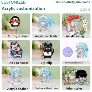 Portachiavi in Acrilico X48 <span class=keywords><strong>Juno</strong></span> con Stampa Bifacciale Creativa, Design Anime Giapponese Personalizzato con Glitter e Ologramma - Product Image 5