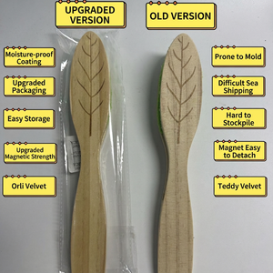 Pince de nettoyage pour feuilles de plantes en bois, outil domestique pour enlever la poussière des feuilles, pour le nettoyage des plantes d'intérieur - Product Image 2