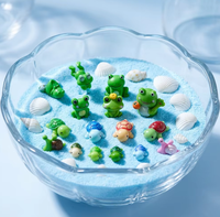 5000 Kreative Design-Miniatur-Harzfiguren, gemischte Tier-Slime-Anhänger, Großpackung DIY-Bastelbedarf, Puppenhaus-Mikrolandschaftsdeko