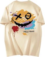 T-shirt unisexe en coton de haute qualité, vintage, délavé à l'acide, séchage rapide, respirant, Ideaku, vêtements d'été, T-shirt pour homme Eric