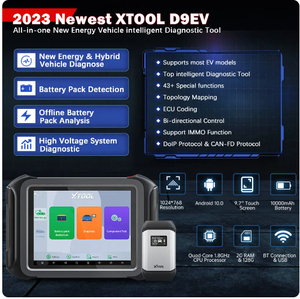 Mais recente XTOOL D9 EV Car Diagnostic Tool & Energy Vehicle 2 In1 Analisador para BYD para <span class=keywords><strong>Tesla</strong></span> Automotive Scanner Battery Testers D9ev - Product Image 2