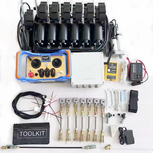7 Motor Automatic Waterproof Wireless Truck Crane RC 12V 24V Industrial Remote Controller with LED Lights