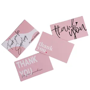 High Quality Clothing Brand Paper Thank You Card Thank You Cards 4 X 6 Thank You Card With Client Name