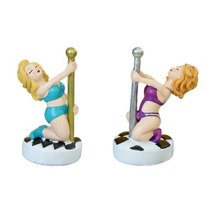 <b>Pole</b> <b>Dancing</b> Girl Figurine Resin Craft Blue Costume Home Desktop Decoration Gift Indoor Use Living Room Decor - Product Image 5