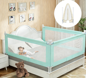 Barrière <span class=keywords><strong>de</strong></span> sécurité respirante pour lit d'enfant, clôture <span class=keywords><strong>de</strong></span> lit bébé, barrière <span class=keywords><strong>de</strong></span> parc pour bébé UD Kids Play - Product Image 1