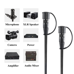 <span class=keywords><strong>สาย</strong></span>เคเบิลเครือข่ายอีเธอร์เน็ต CAT6A แบบมีฉนวนป้องกันเสียงรบกวน ระดับมืออาชีพ หัวต่อ RJ45 แบบตัวผู้-ตัวผู้ สำหรับเครื่องขยายเสียง ควบคุมไฟเวที - Product Image 2