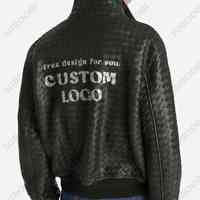 Veste en cuir PU à manches longues avec col rabattu, logo personnalisé OEM/ODM, taille plus, pour hommes, 2026