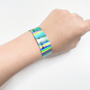 Yoya ขายส่งสายรัดข้อมือ1056d แบบอิงค์เจ็ท Tyvek สายรัดข้อมืองานอีเวนต์ - Product Image 5
