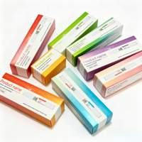Individuelles Design Kleine 3mL 10mL Fläschchen-Verpackung Einzelne 3mL Glänzende Hologramm-Fläschchen-Etiketten und Box Stiftbox