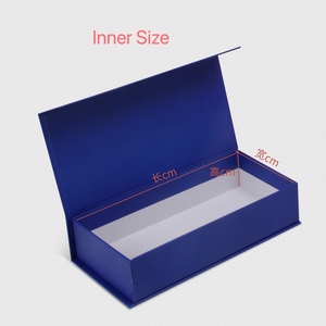定制豪华书形硬纸包装盒磁性礼品盒不同颜色有货 - Product Image 4