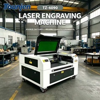 Machine de découpe et gravure laser CO2 haute précision 9060, refroidissement par eau, CNC Ruida LAS, acrylique, bois, verre, pierre, plastique, contreplaqué, MDF