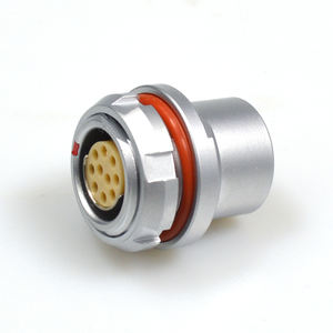 F-serie hybride elektrische glasvezelconnector 360 °   EMC-afscherming voor gevoelige signaaloverdracht - Product Image 1